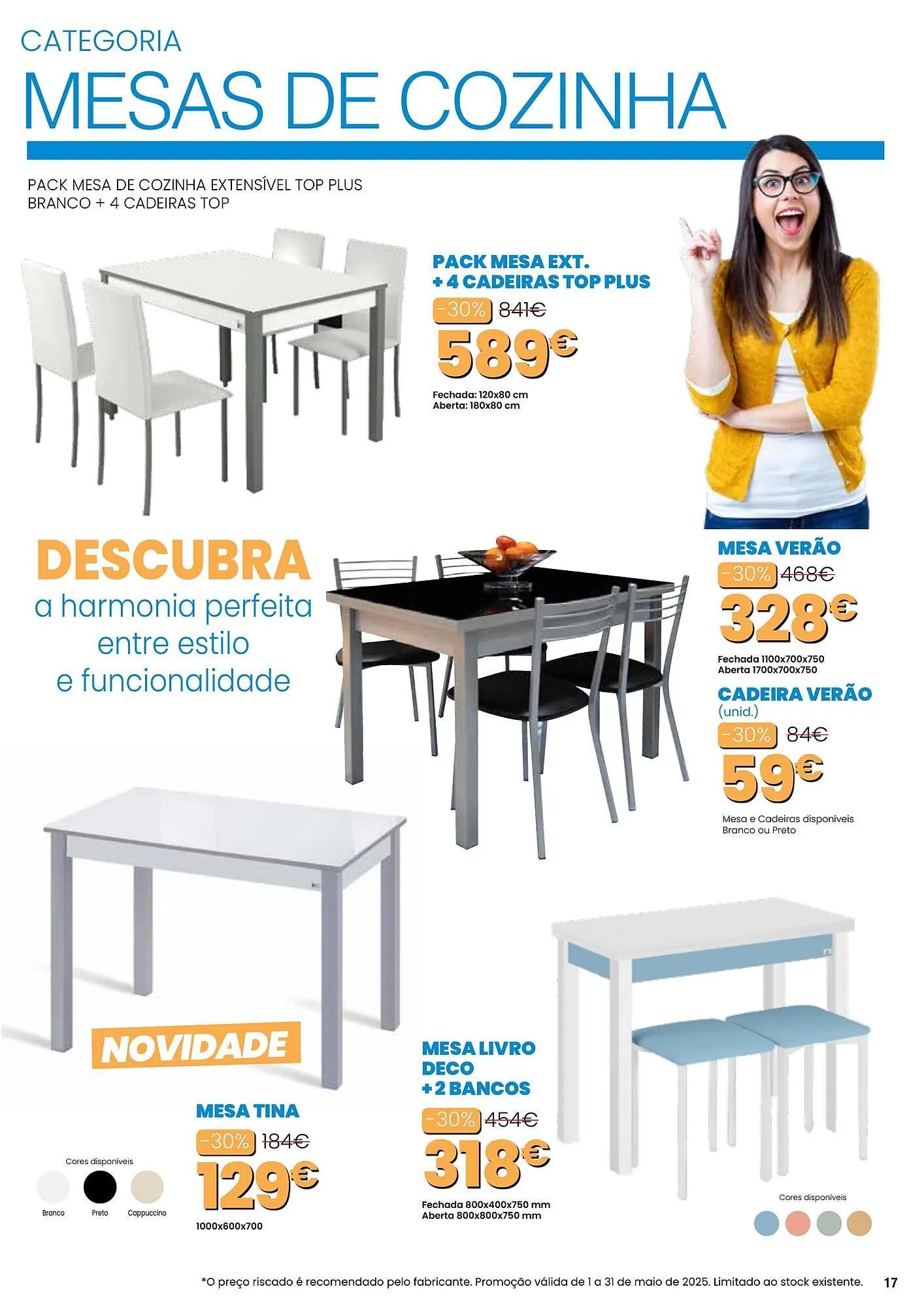 Folheto Folheto Hiper Centro do Móvel de 1 de maio até 31 de maio 2025 - Pagina 17