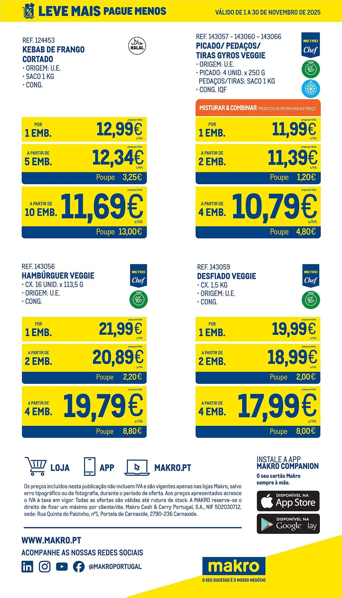 Folheto Catálogo Makro de 1 de novembro até 30 de novembro 2025 - Pagina 6