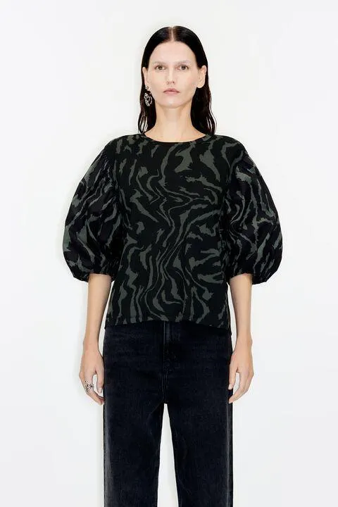 T-shirt reta Tiger Liquid verde