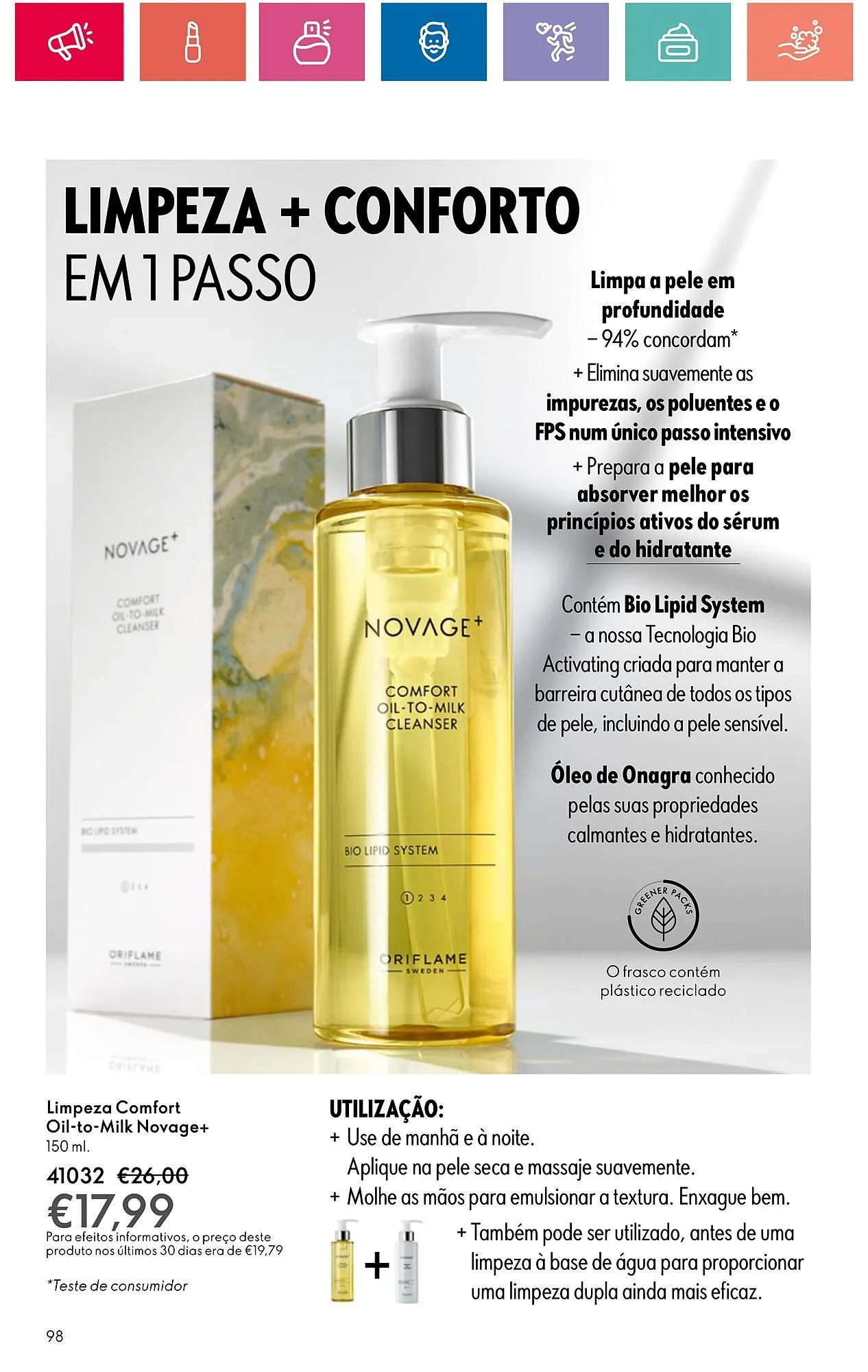 Folheto Folheto Oriflame de 18 de abril até 18 de maio 2024 - Pagina 98