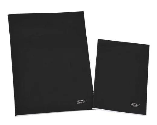 Cad.A4 C/Preta 80Fls.Liso C/Margem Verm.