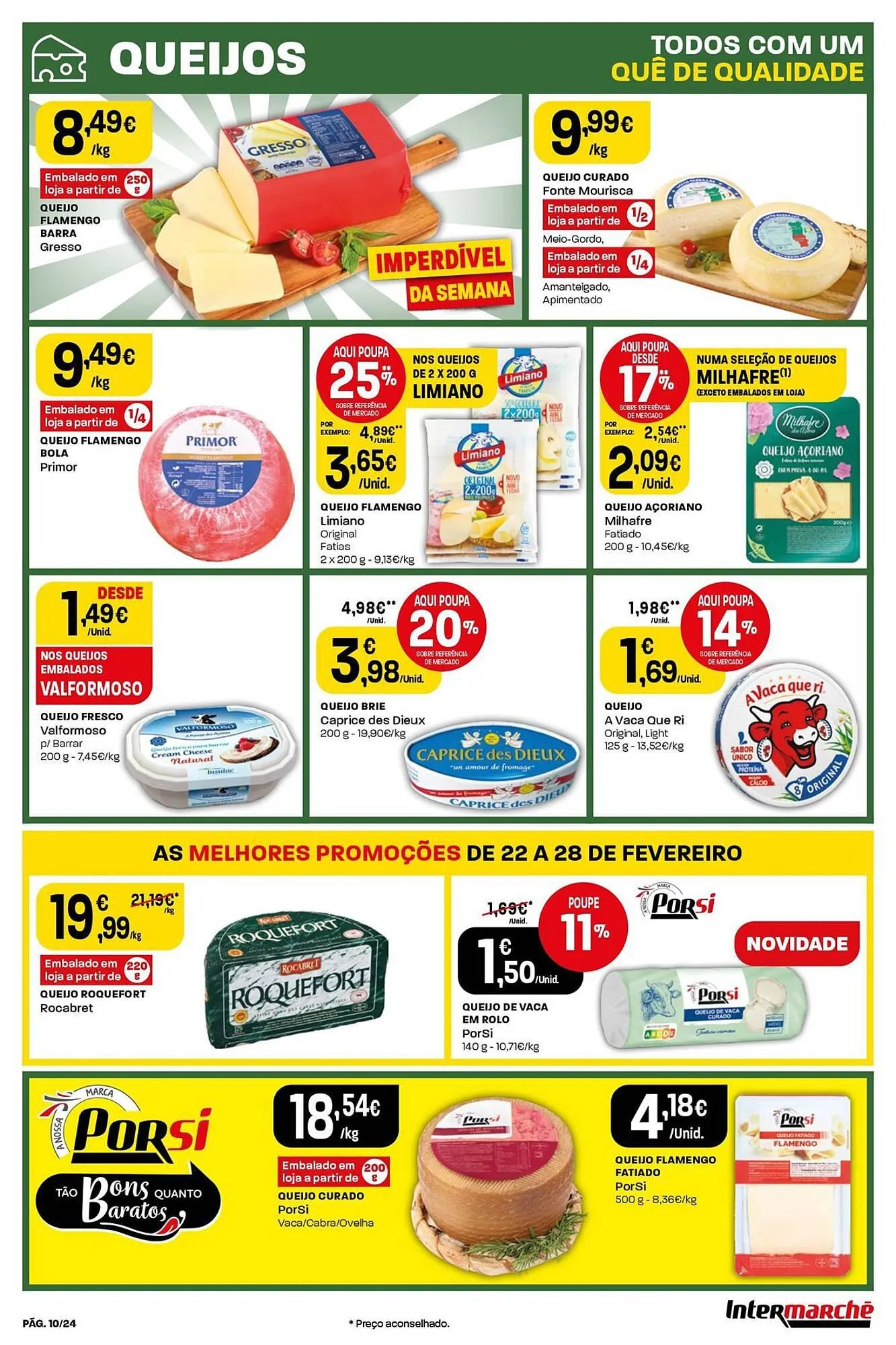 Folheto Folheto Intermarché de 22 de fevereiro até 28 de fevereiro 2024 - Pagina 10