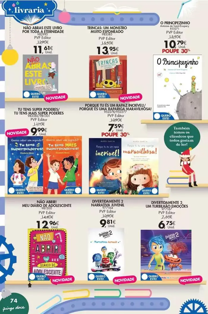 Folheto As nossas melhores pechinchas de 21 de novembro até 6 de janeiro 2025 - Pagina 71