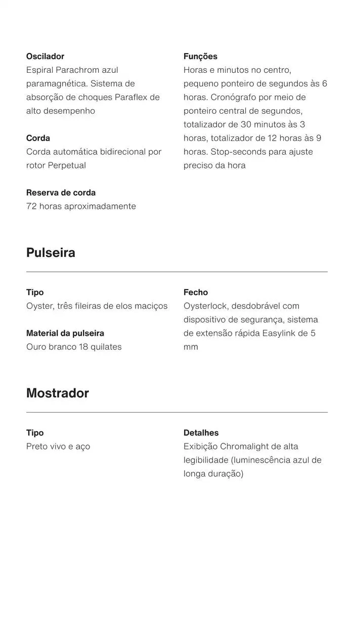 Folheto Cosmograph Daytona de 29 de janeiro até 31 de dezembro 2025 - Pagina 4