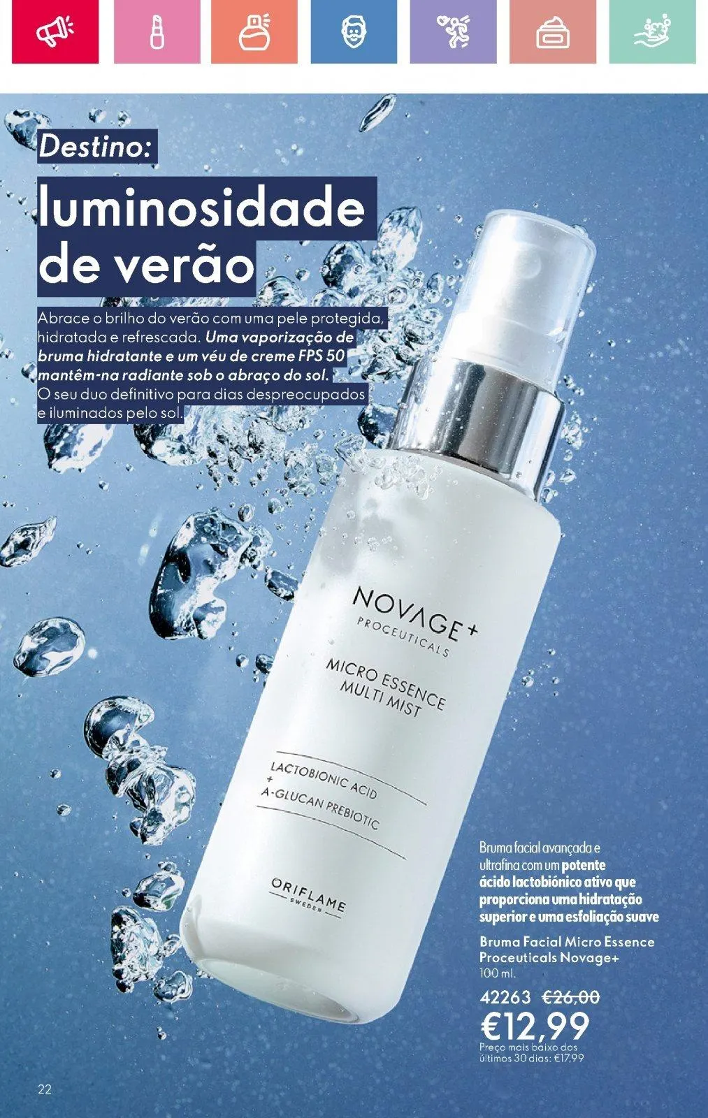 Folheto Folheto de Oriflame até 05.07.2025 de 18 de junho até 5 de julho 2025 - Pagina 22