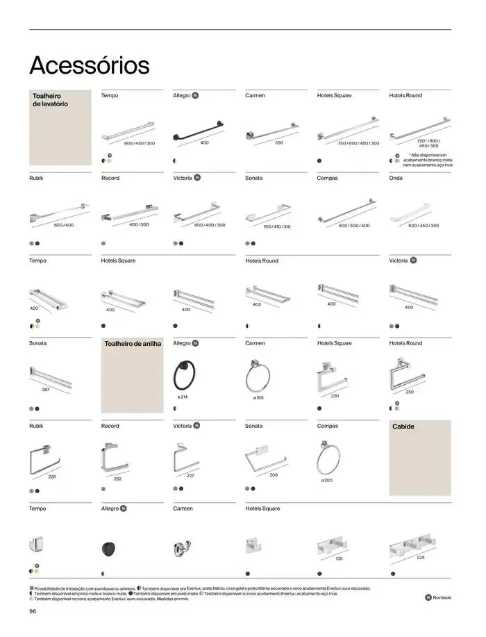 Folheto SOLUÇÕES DE BANHO  de 6 de janeiro até 31 de dezembro 2025 - Pagina 100