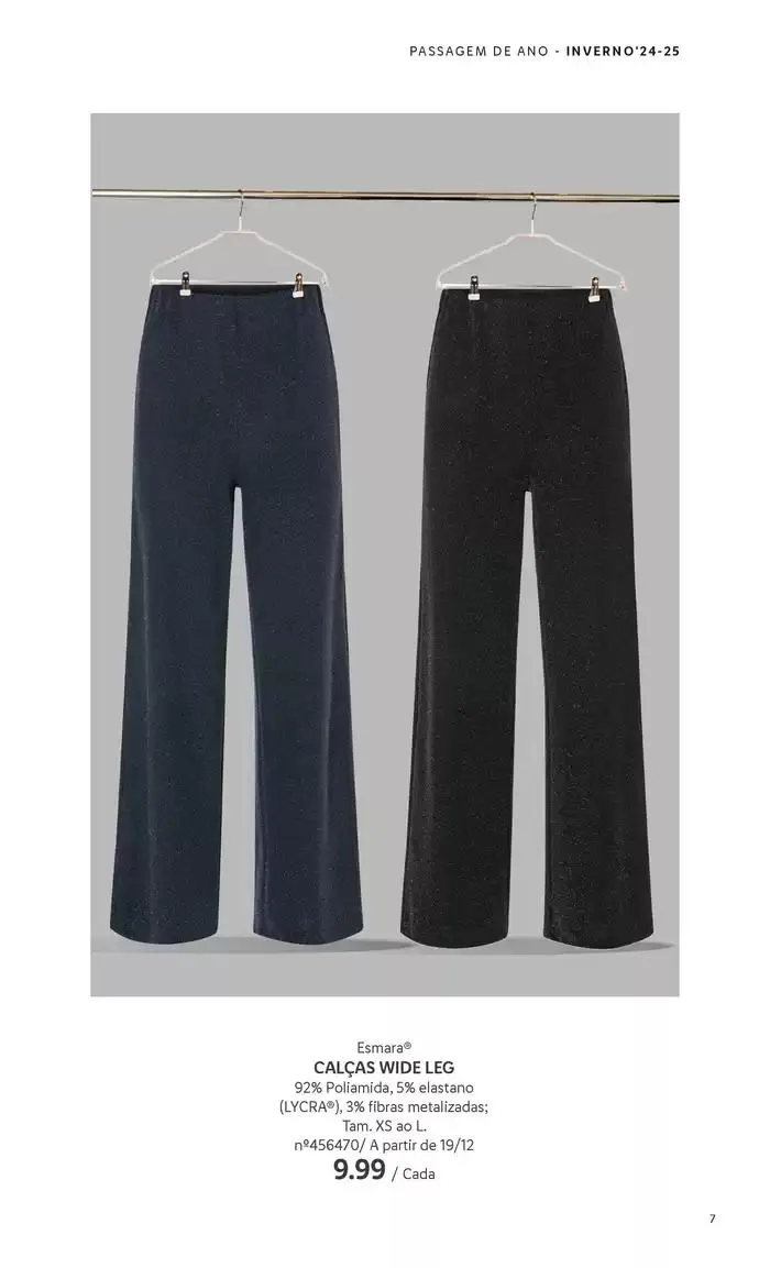 Folheto Esmara de 2 de dezembro até 22 de janeiro 2025 - Pagina 7