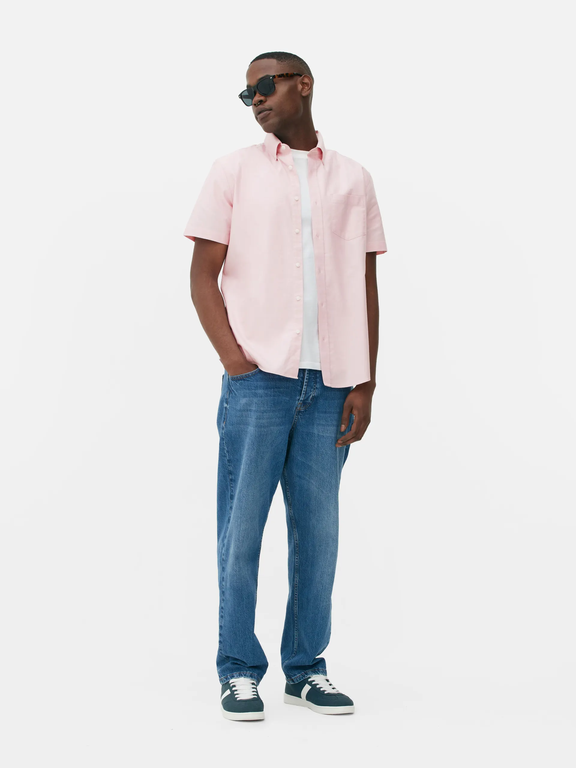 Chemise Oxford classique à manches courtes