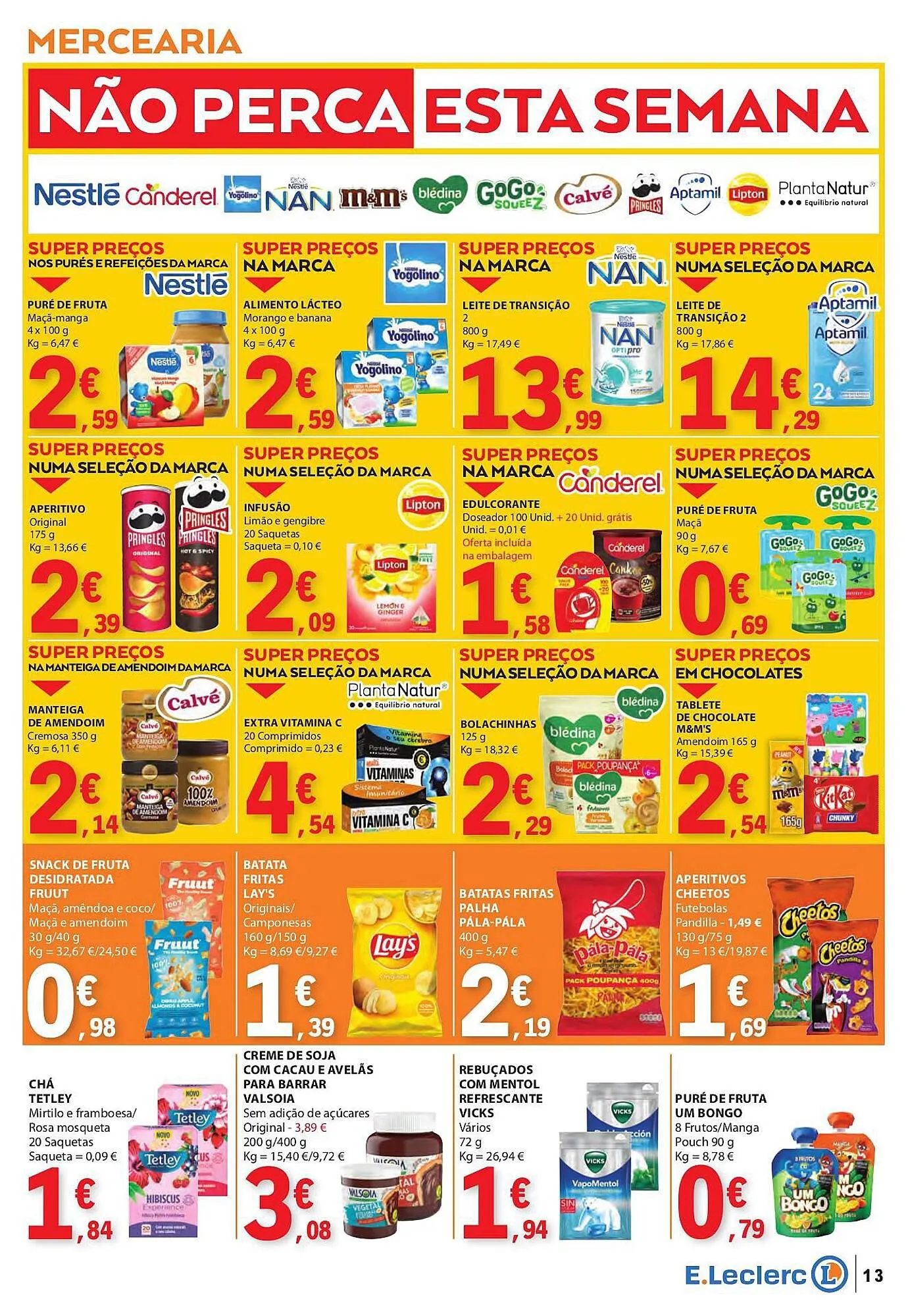 Folheto Folheto E.Leclerc de 29 de fevereiro até 6 de março 2024 - Pagina 13