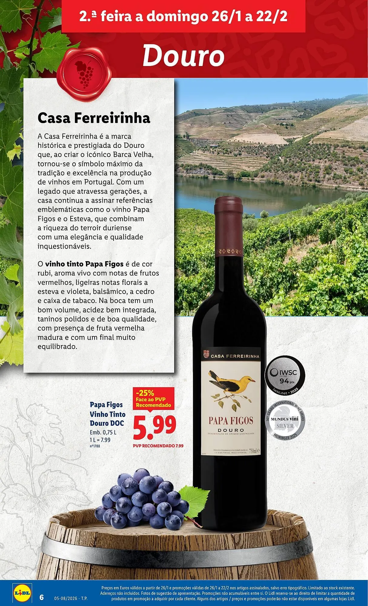 Folheto Folheto Lidl de 26 de janeiro até 22 de fevereiro 2026 - Pagina 6