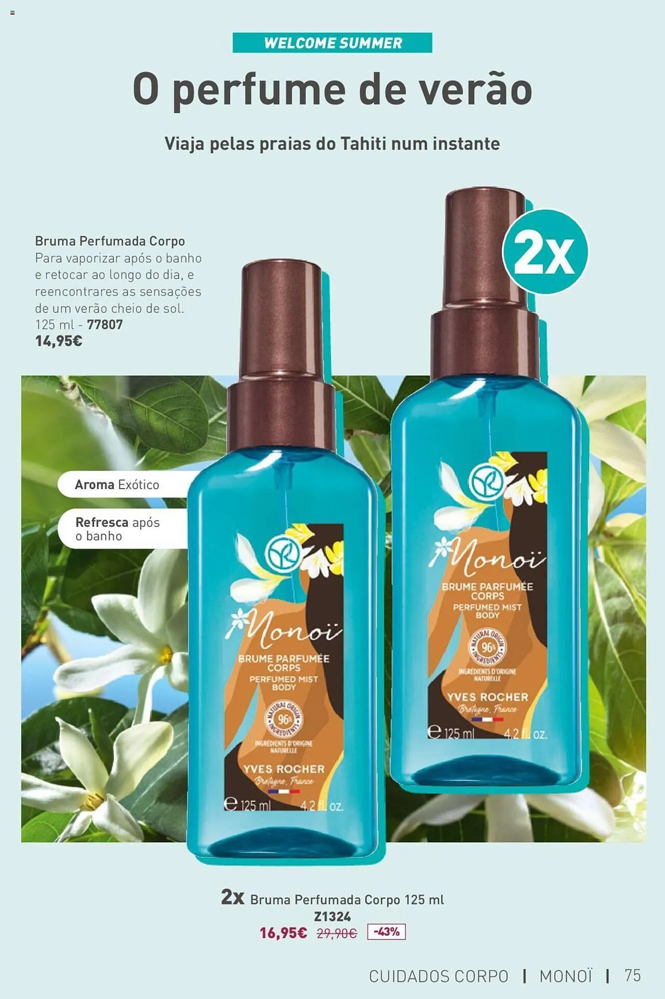 Folheto Folheto Yves Rocher de 13 de junho até 3 de julho 2024 - Pagina 75