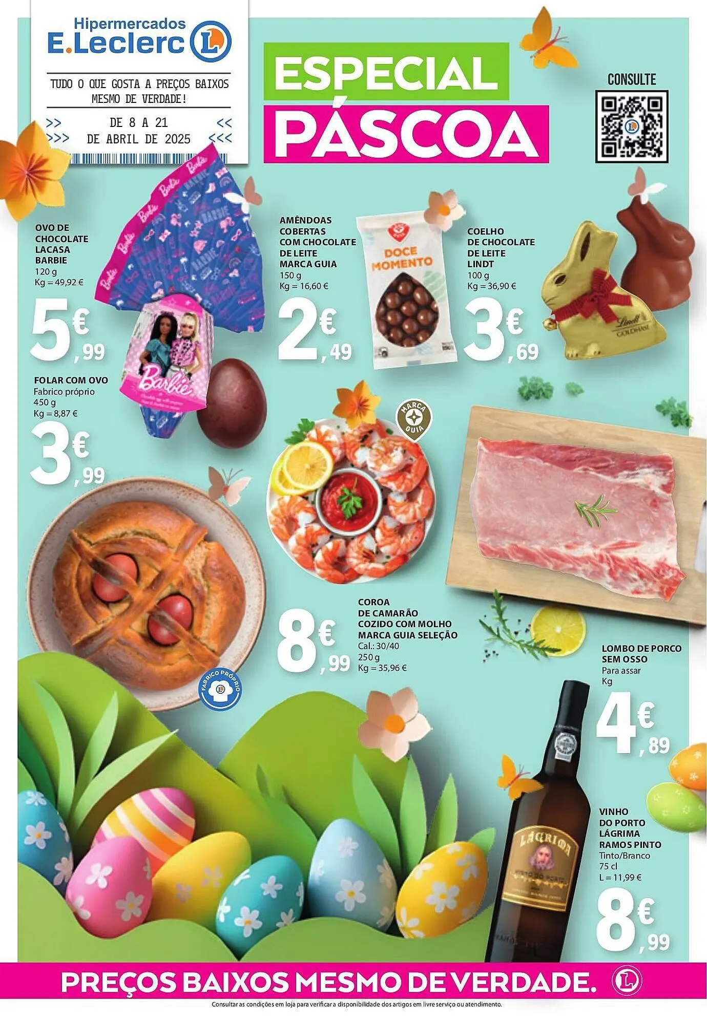 Folheto Folheto E.Leclerc de 8 de abril até 21 de abril 2025 - Pagina 1