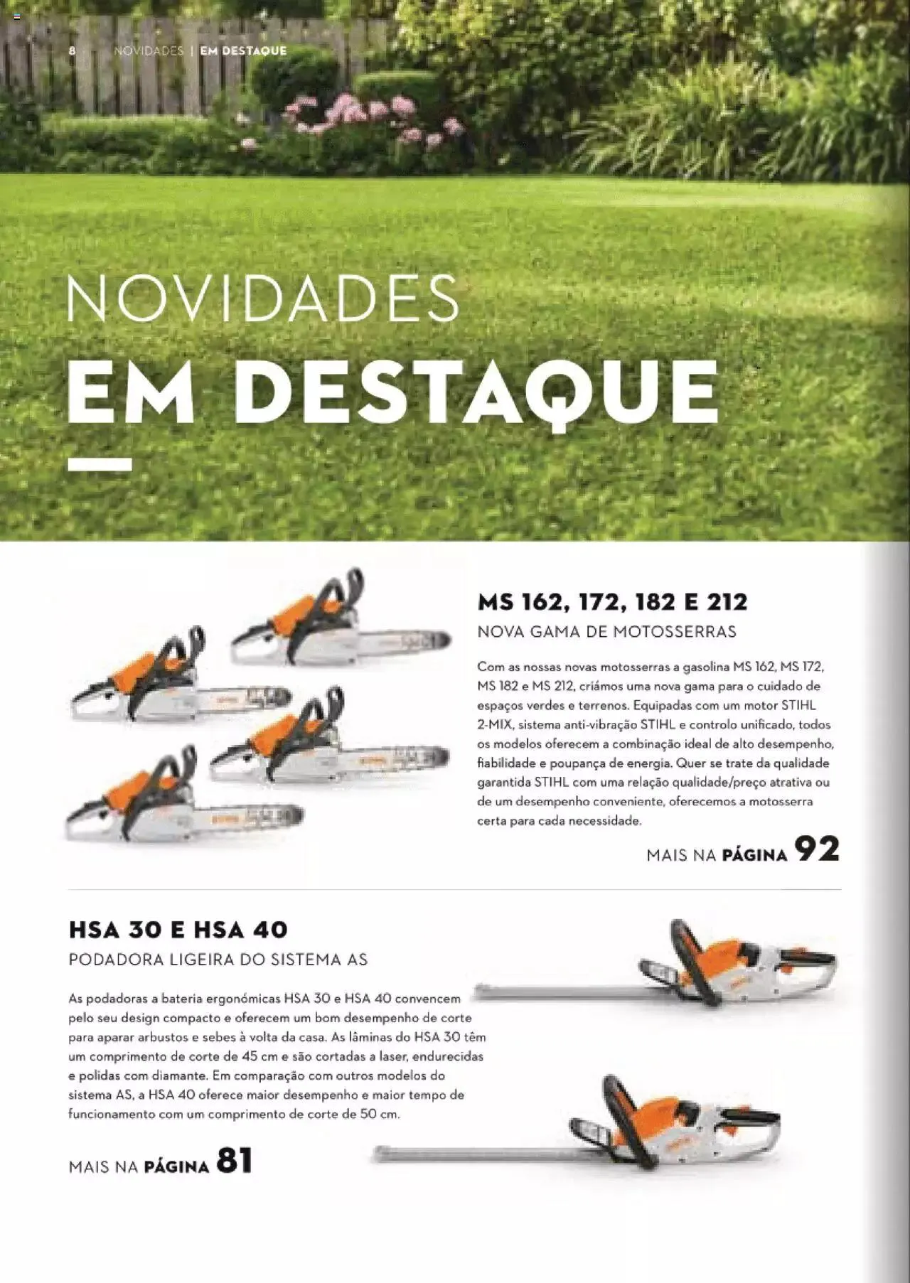Folheto Stihl catálogo de 1 de maio até 31 de dezembro 2024 - Pagina 8