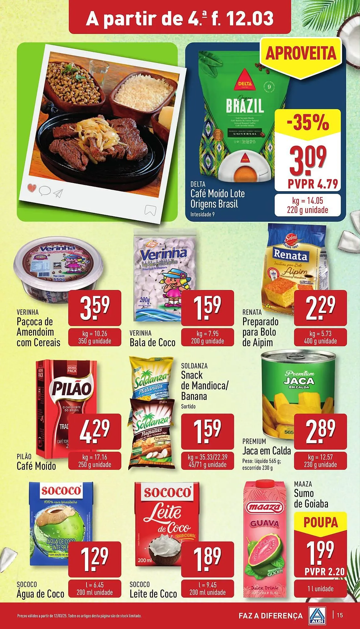 Folheto Folheto ALDI de 12 de março até 18 de março 2025 - Pagina 15