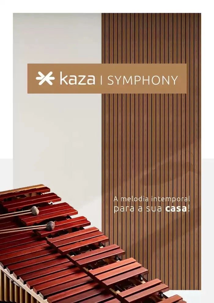 Folheto Catalogo kaza symphony v3 de 11 de dezembro até 11 de junho 2025 - Pagina 1