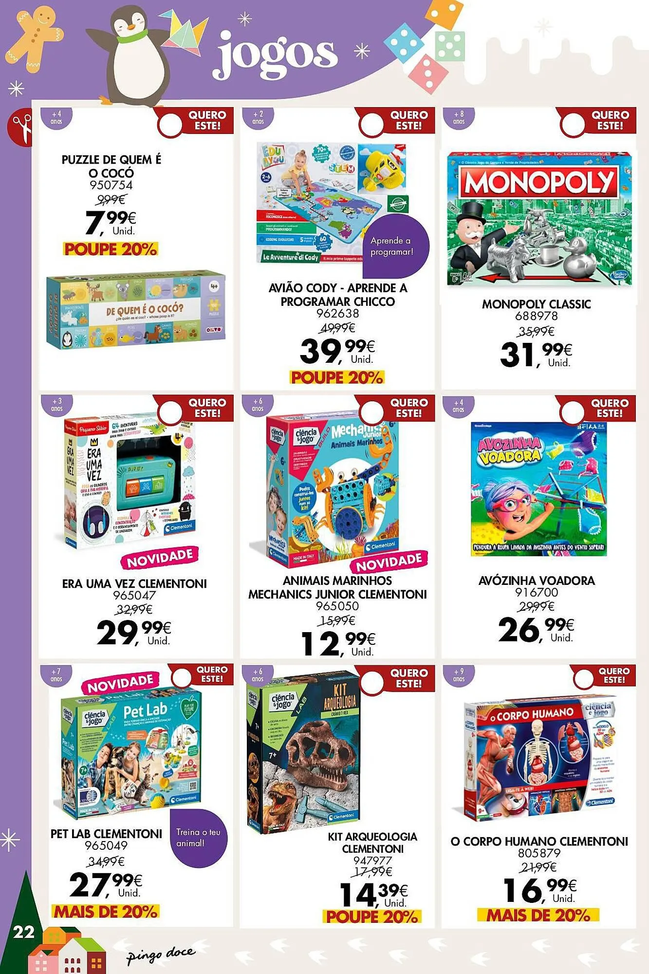 Folheto Folheto Pingo Doce de 14 de novembro até 24 de dezembro 2023 - Pagina 22