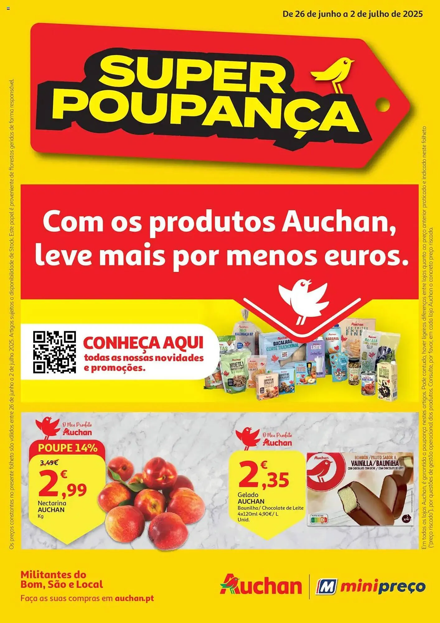 Folheto Folheto Minipreço de 26 de junho até 3 de julho 2025 - Pagina 1