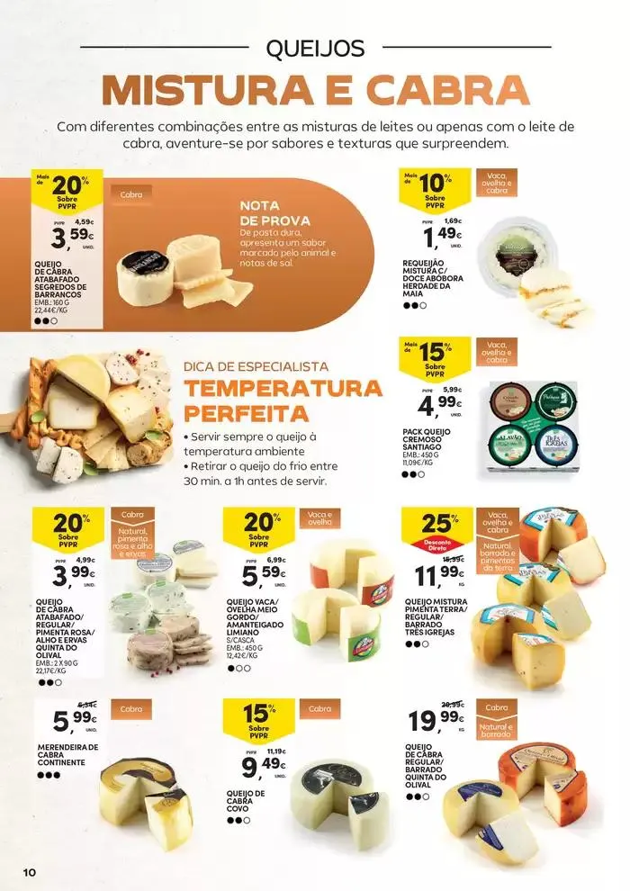 Folheto Queijos, Enchidos e Vinhos de 21 de janeiro até 9 de fevereiro 2025 - Pagina 10