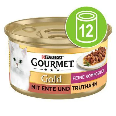 Gourmet Gold Composição Fina 12 x 85 g