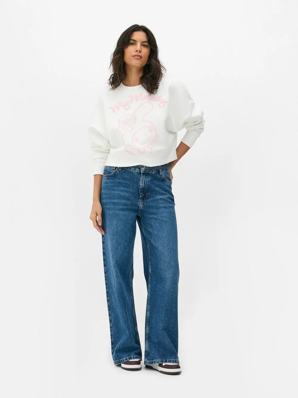 My Melody Cropped Sweatshirt