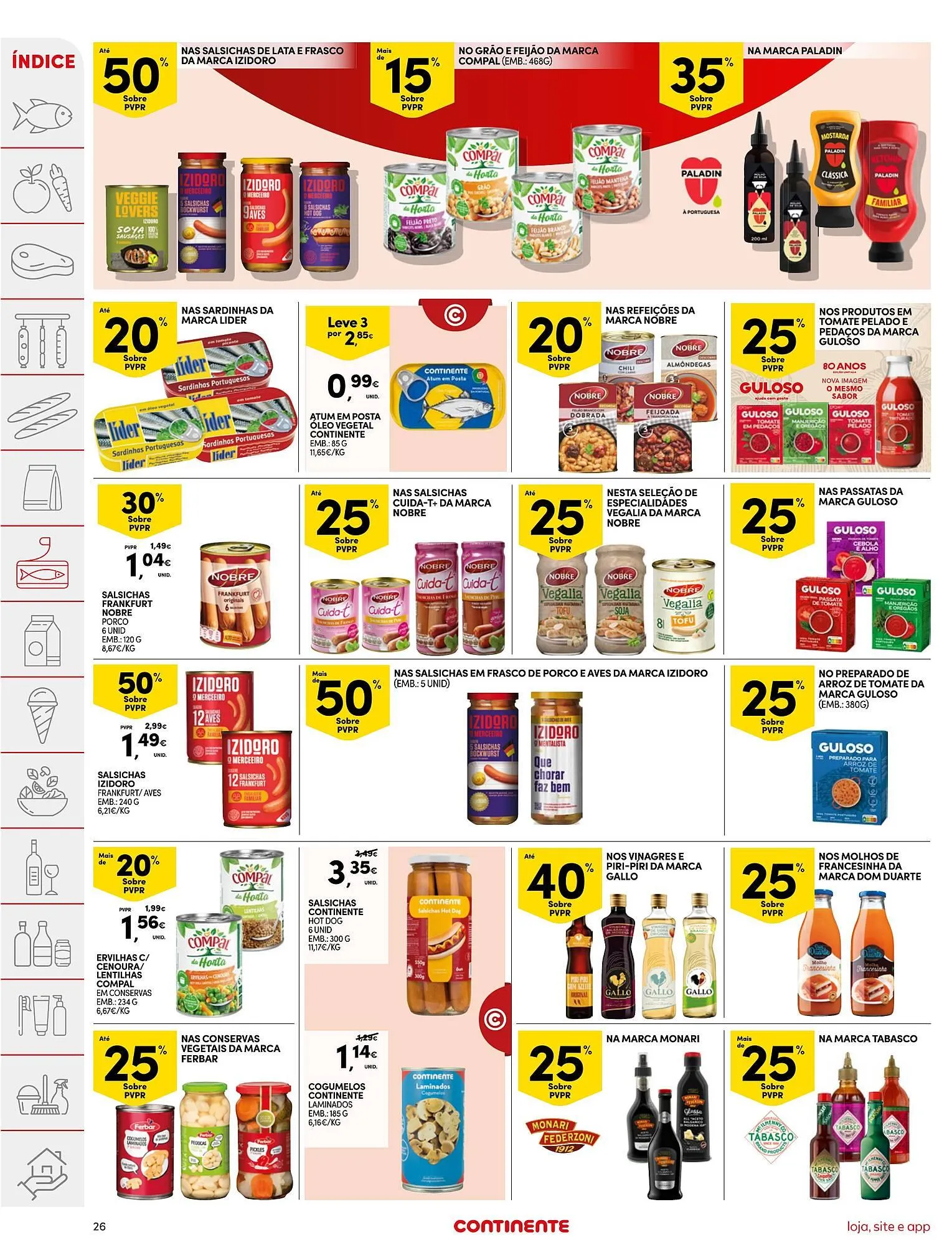 Folheto Folheto Continente de 24 de fevereiro até 2 de março 2026 - Pagina 26