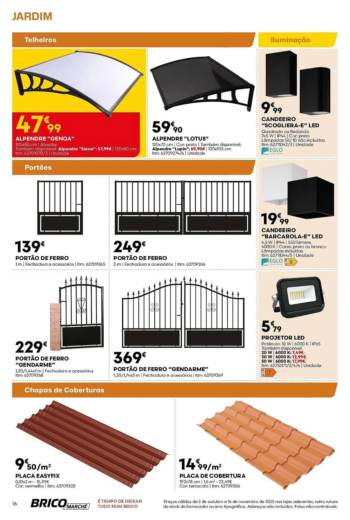 Folheto Folheto Bricomarché de 2 de outubro até 16 de novembro 2025 - Pagina 16