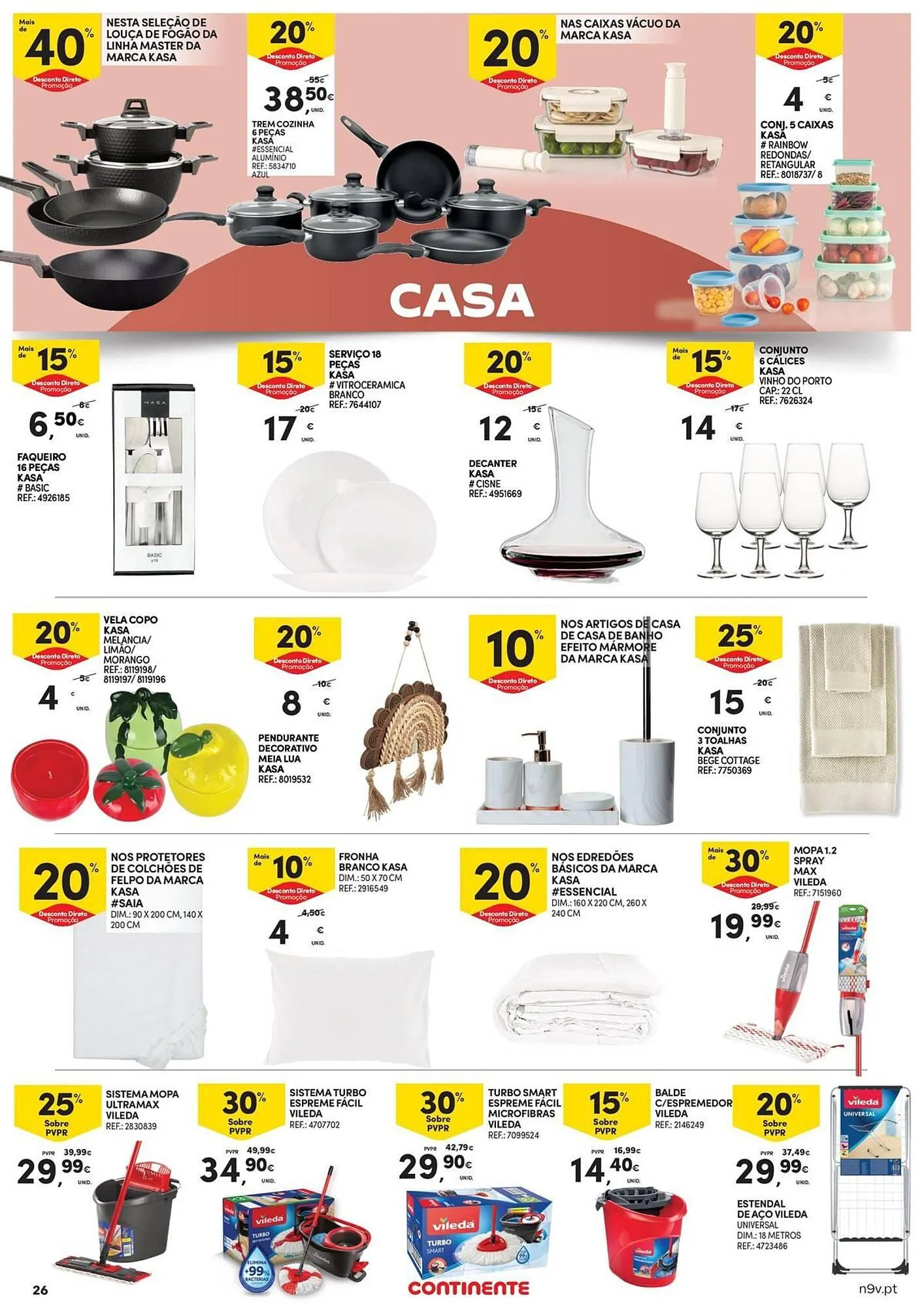 Folheto Folheto Continente de 4 de abril até 16 de abril 2025 - Pagina 26