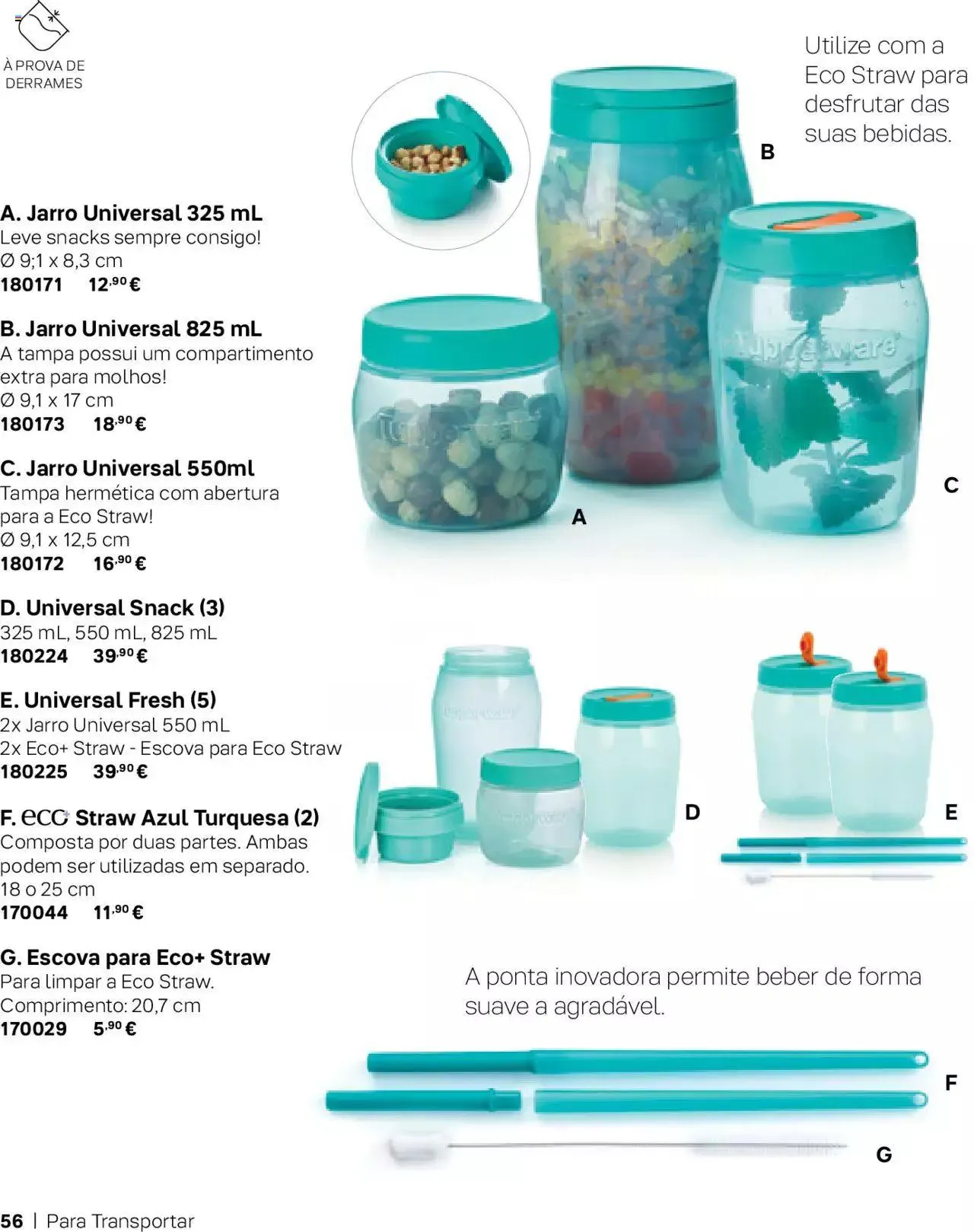 Folheto Tupperware Catálogo de 1 de setembro até 31 de dezembro 2023 - Pagina 56