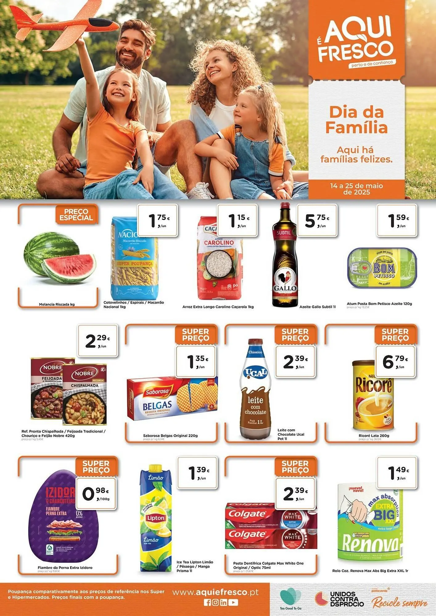 Folheto Aqui é fresco - 1