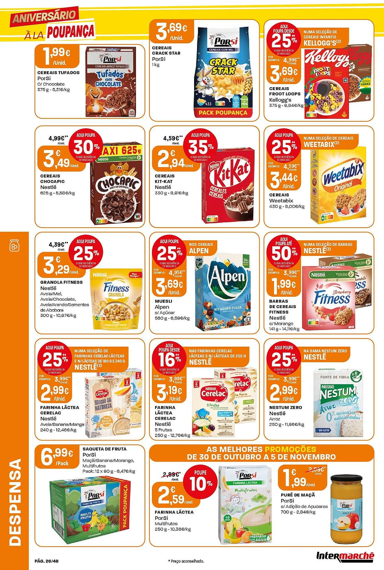 Folheto Folheto Intermarché de 30 de outubro até 5 de novembro 2025 - Pagina 26