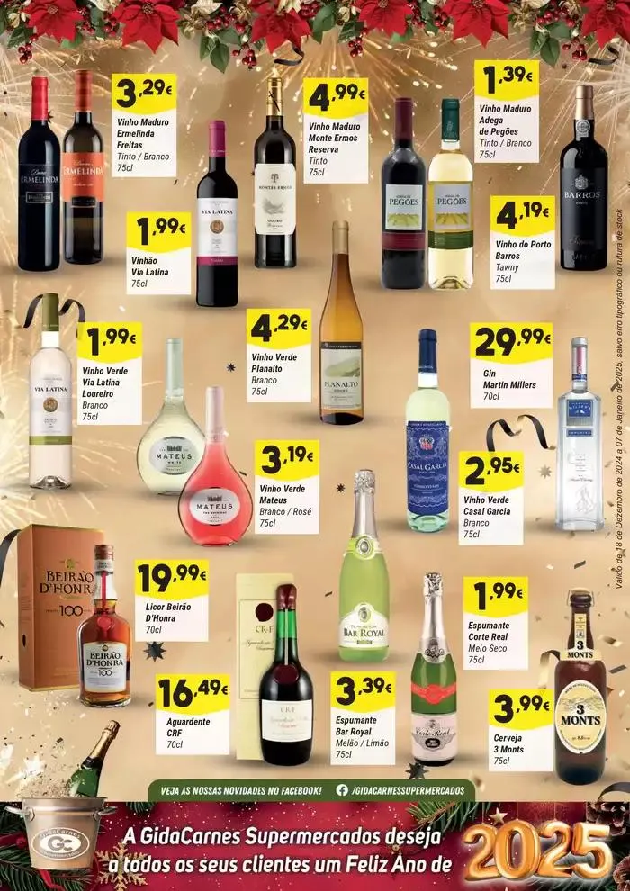 Folheto Folheto GidaCarnes Supermercados de 19 de dezembro até 7 de janeiro 2025 - Pagina 4