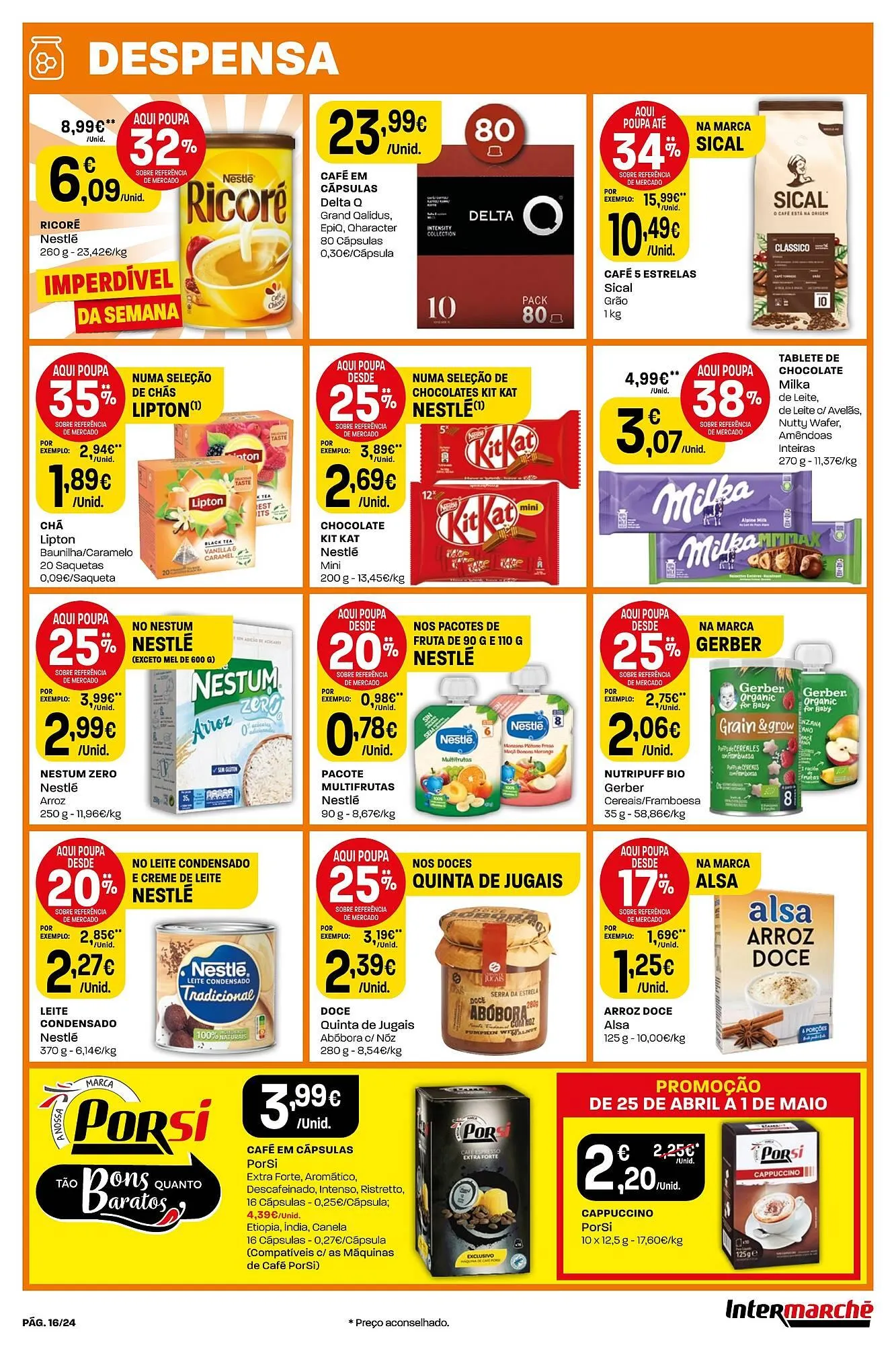 Folheto Folheto Intermarché de 25 de abril até 1 de maio 2024 - Pagina 16