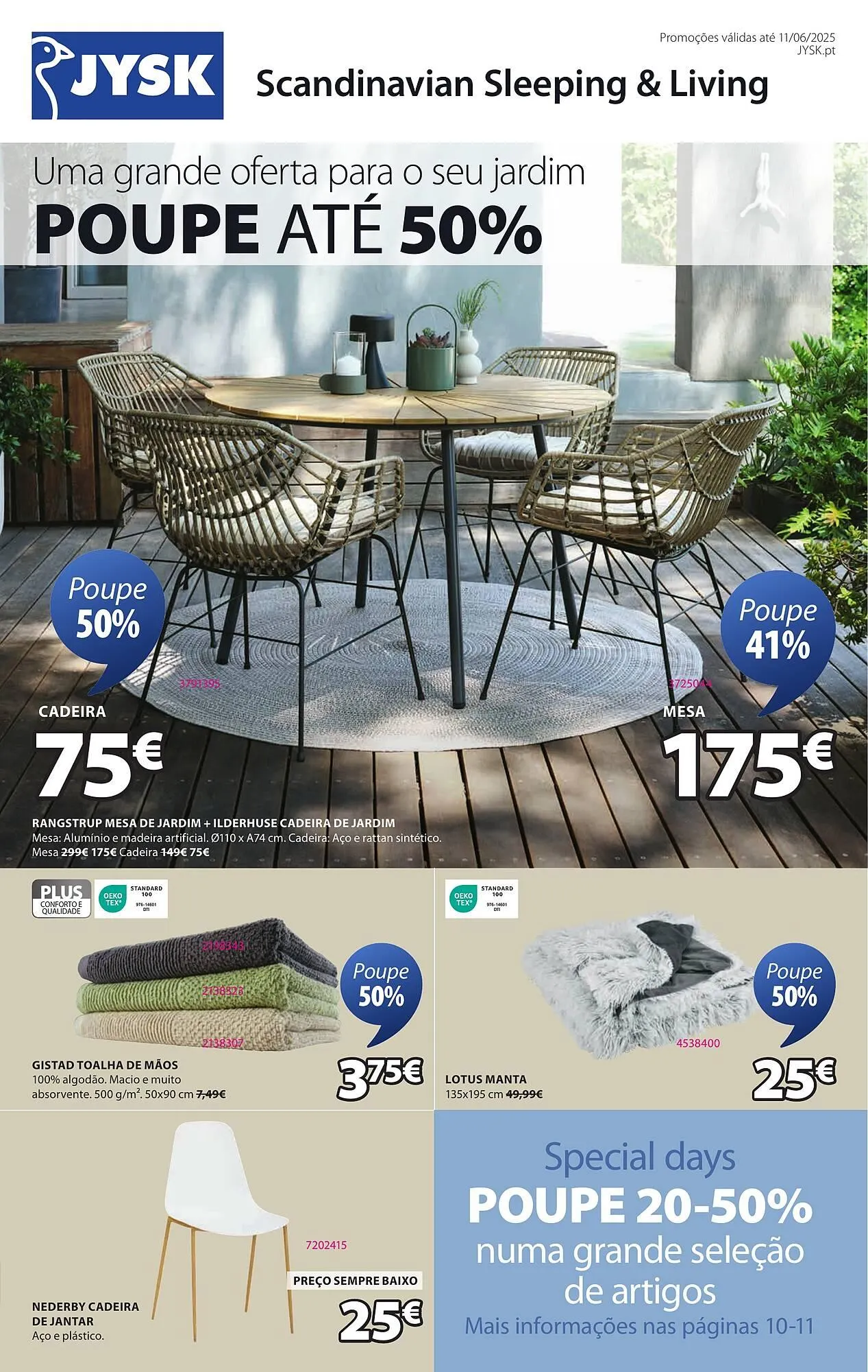 Folheto Folheto JYSK de 19 de maio até 11 de junho 2025 - Pagina 1