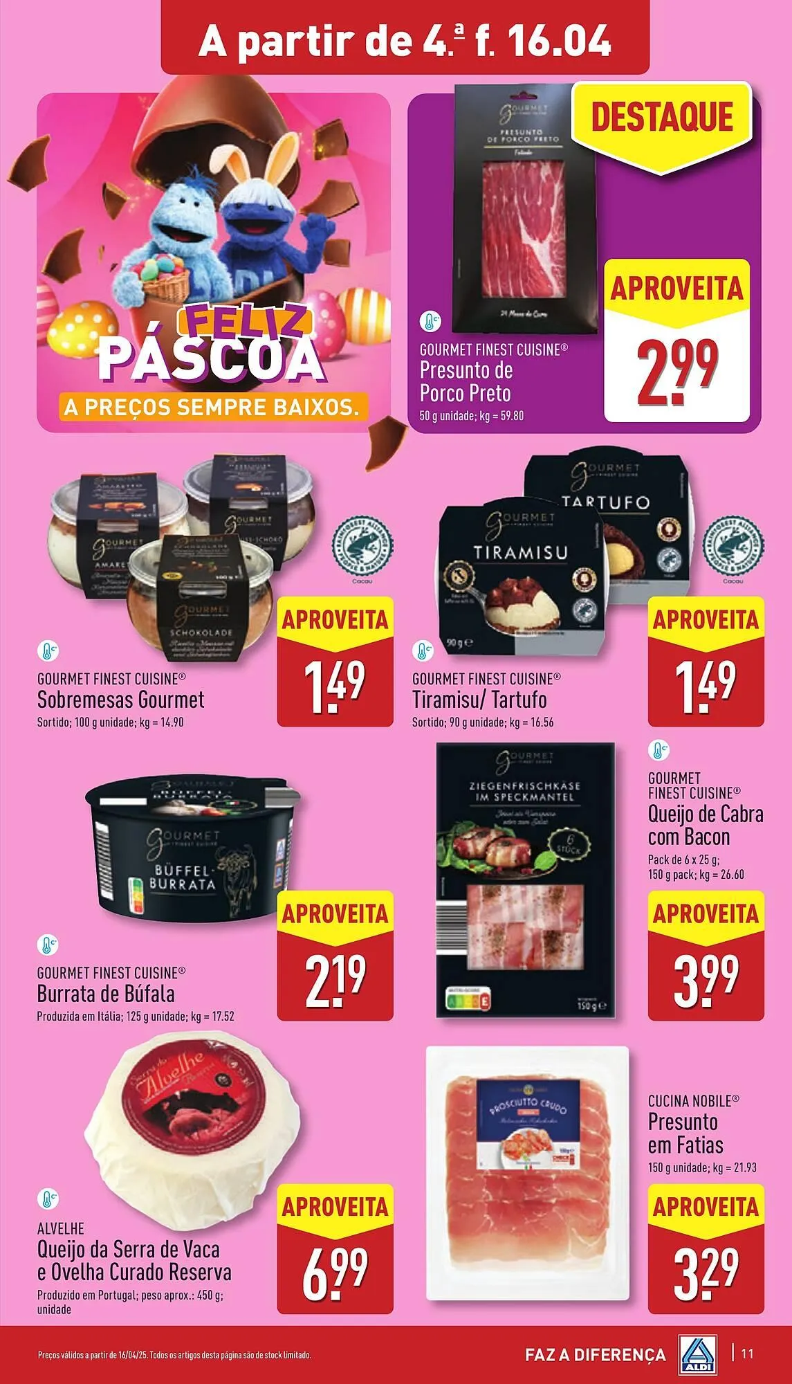 Folheto Folheto ALDI de 16 de abril até 22 de abril 2025 - Pagina 11