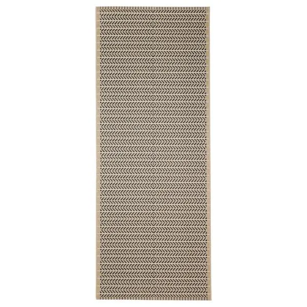 Tapete tecelag plana, int/exterior, bege,