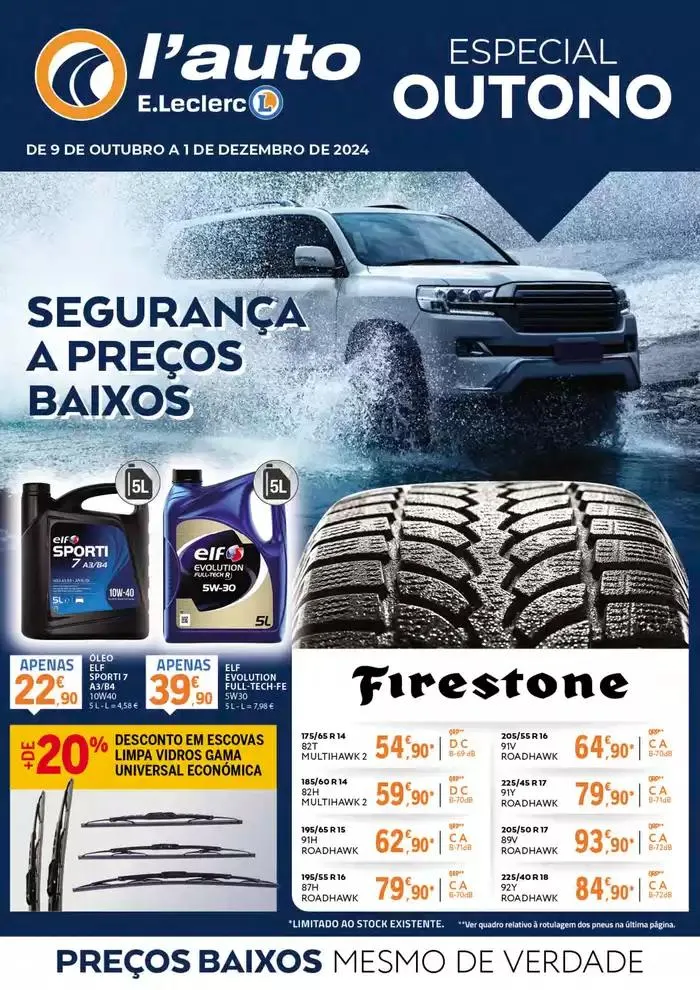 Folheto Folheto Auto de 9 de outubro até 1 de dezembro 2024 - Pagina 1