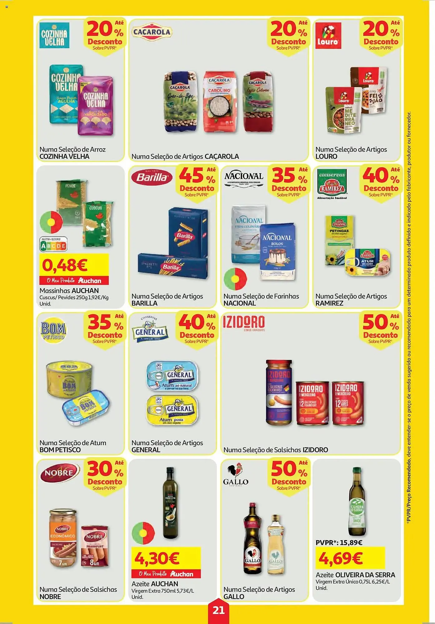 Folheto Folheto Auchan de 19 de março até 26 de março 2026 - Pagina 21