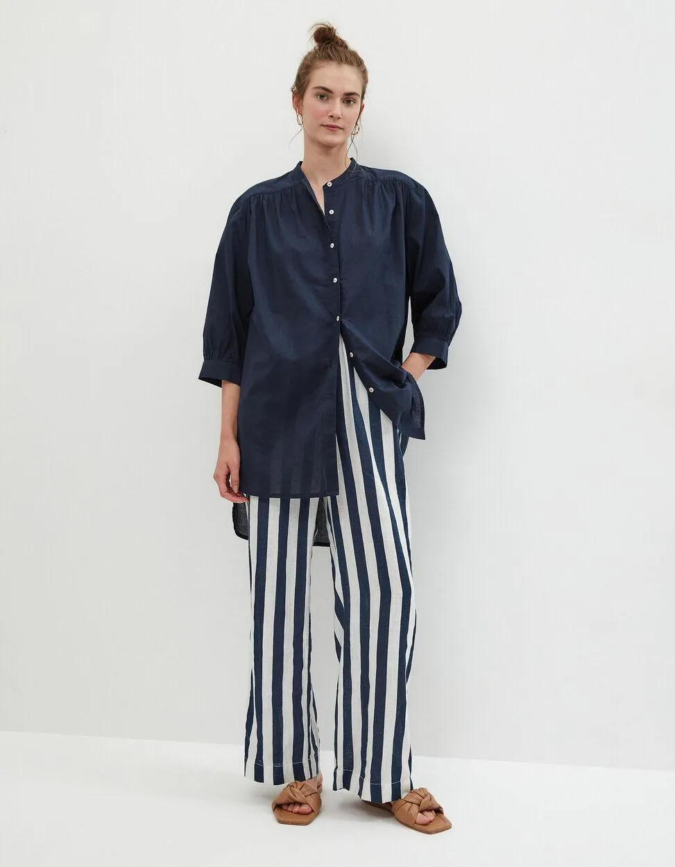 Camiseiro, Mulher, Azul Escuro