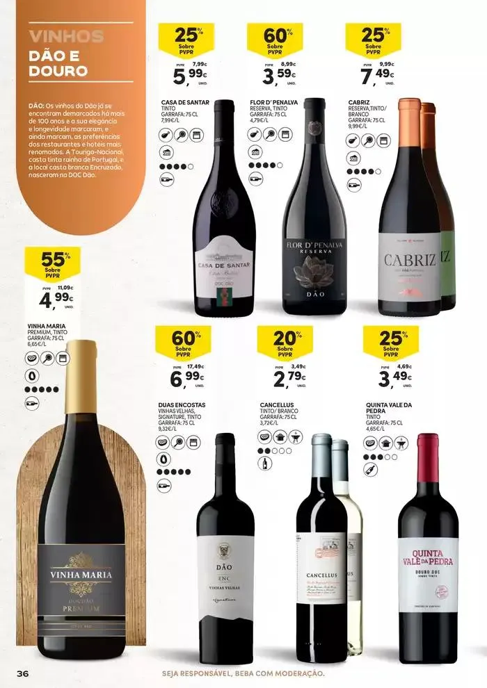Folheto Queijos, Enchidos e Vinhos de 21 de janeiro até 9 de fevereiro 2025 - Pagina 36