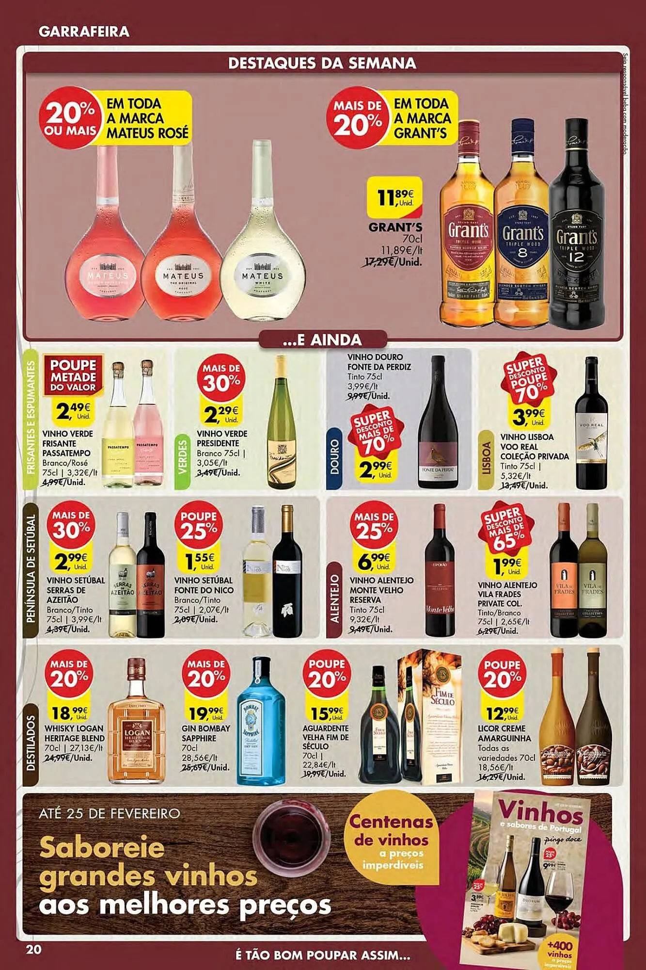 Folheto Folheto Pingo Doce de 12 de fevereiro até 18 de fevereiro 2026 - Pagina 20