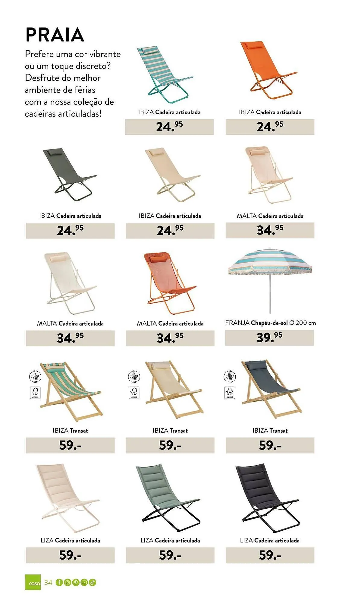 Folheto Folheto CASA de 3 de março até 30 de setembro 2025 - Pagina 34