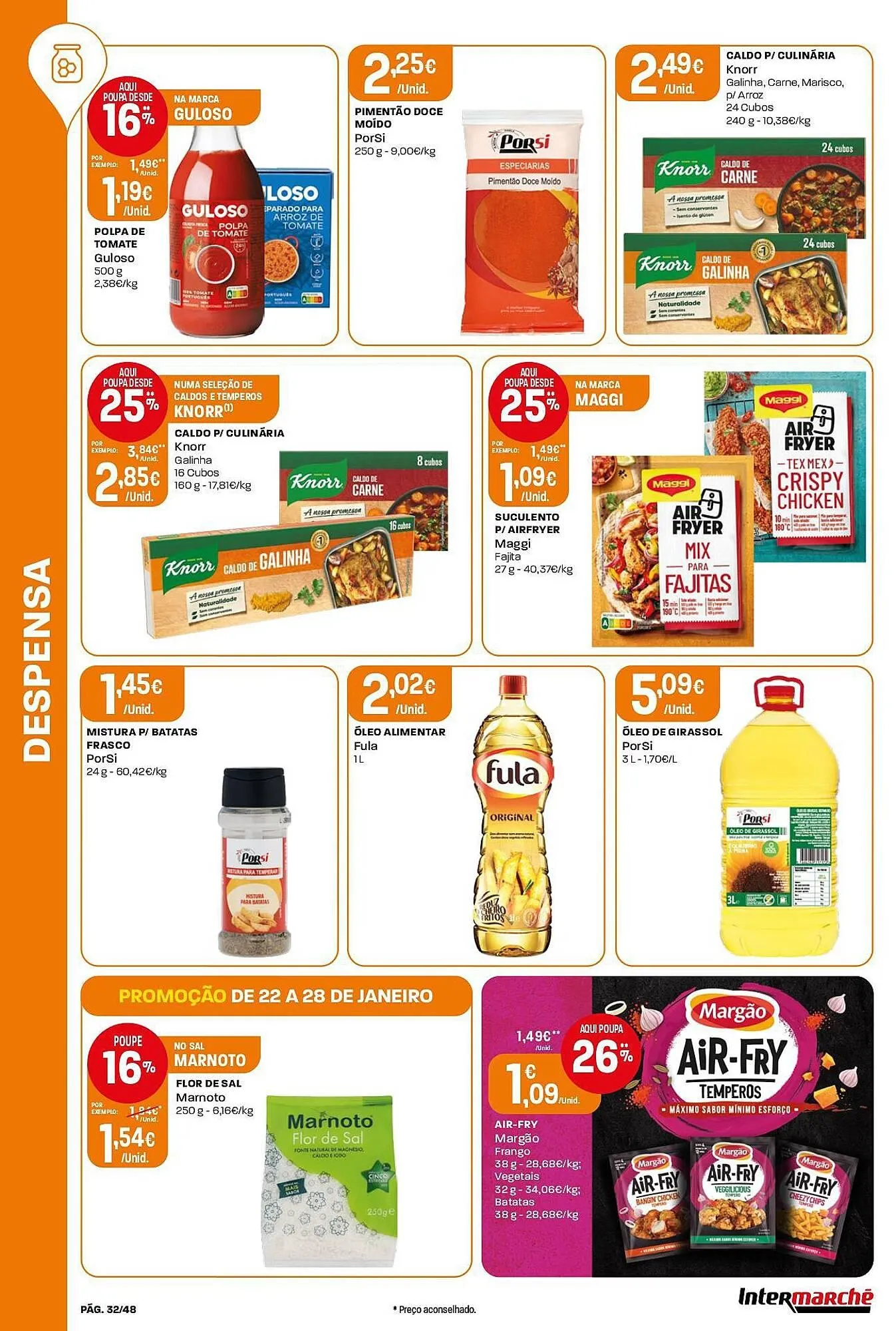 Folheto Folheto Intermarché de 22 de janeiro até 28 de janeiro 2026 - Pagina 32