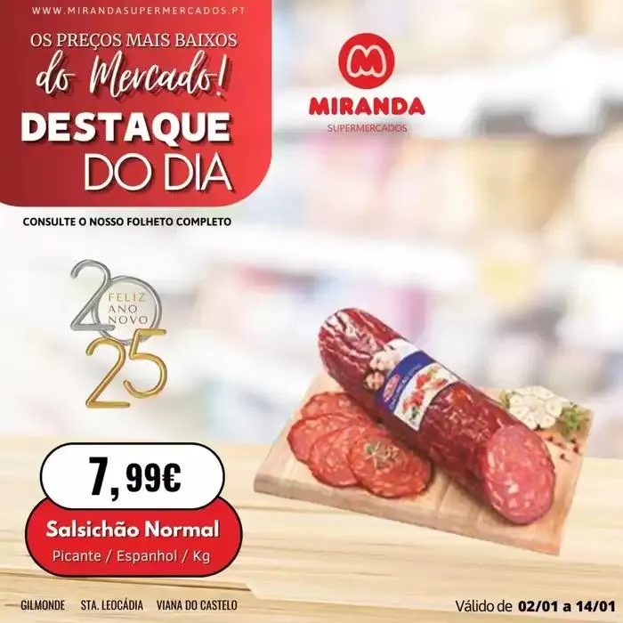 Folheto Miranda Supermercados - 1