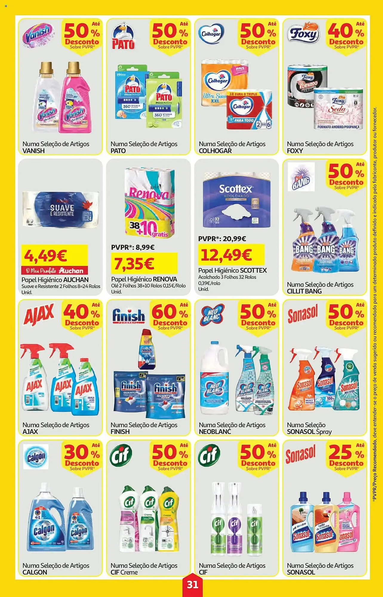 Folheto Folheto Auchan de 9 de abril até 16 de abril 2026 - Pagina 31