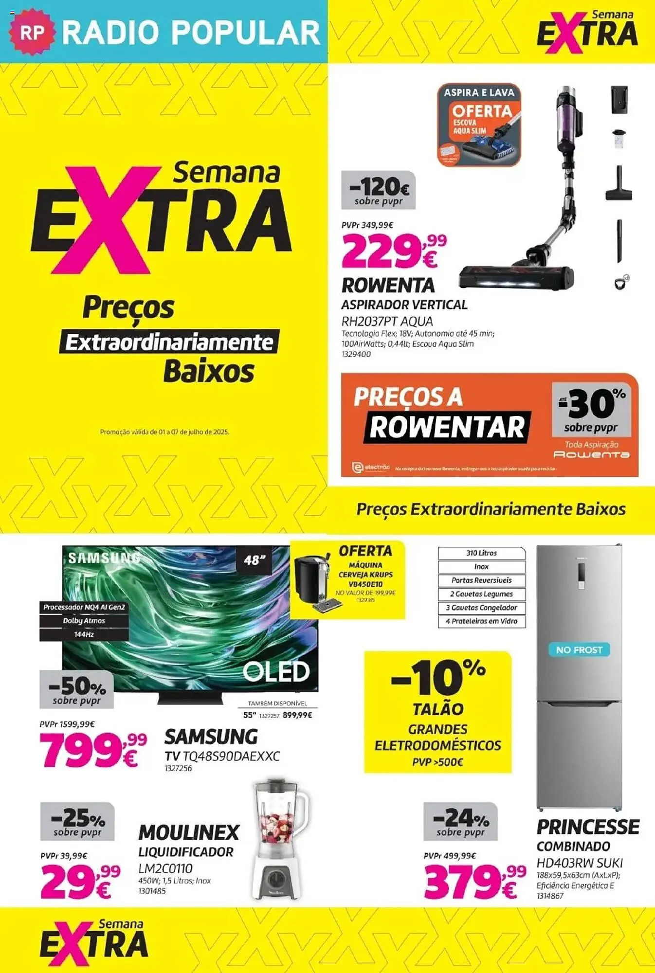 Folheto Folheto Radio Popular de 1 de julho até 8 de julho 2025 - Pagina 1