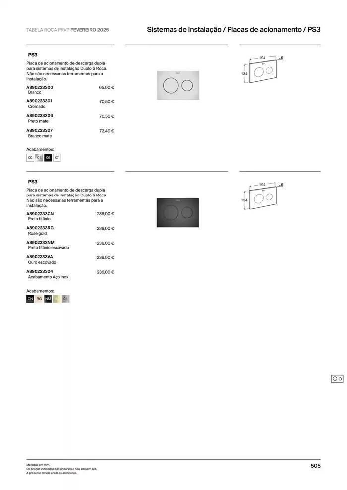 Folheto Soluções de Banho de 6 de janeiro até 31 de dezembro 2025 - Pagina 507
