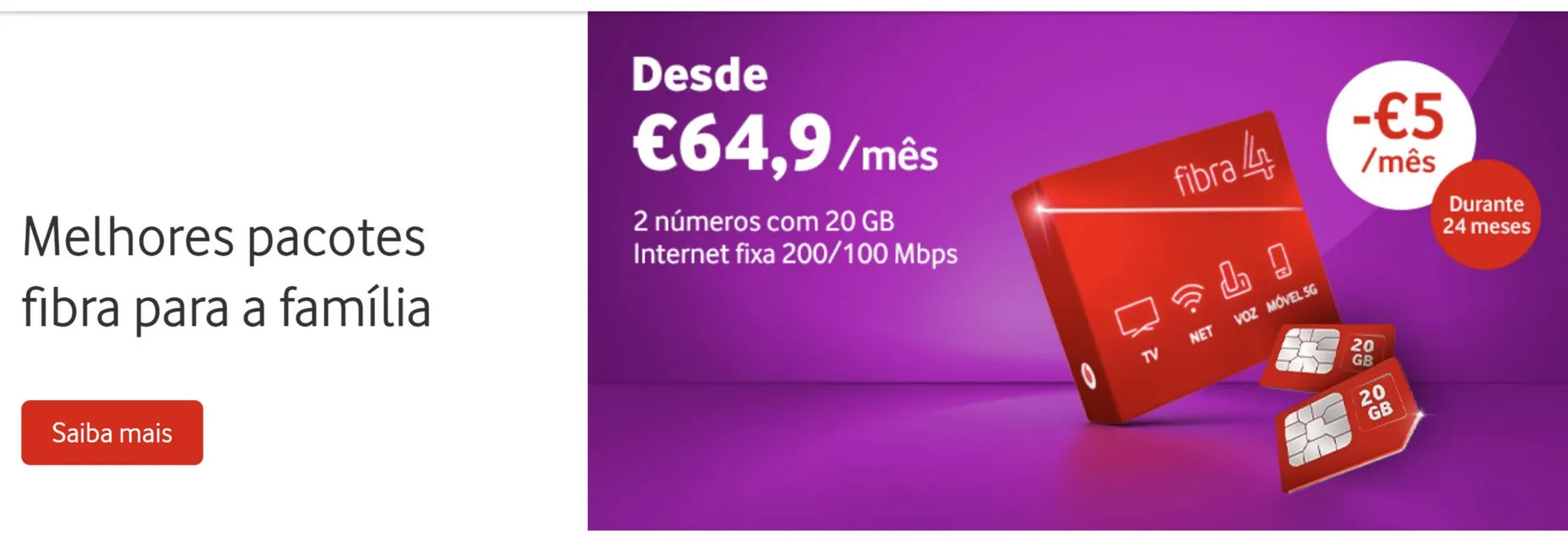 Folheto Vodafone - 1