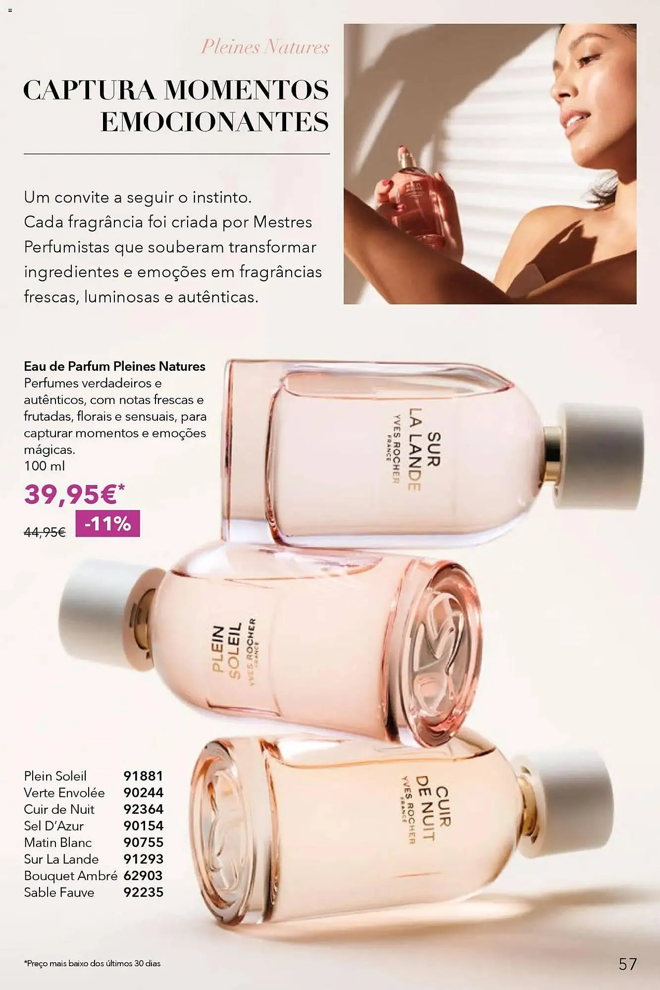 Folheto Catálogo Yves Rocher de 31 de março até 17 de abril 2026 - Pagina 57