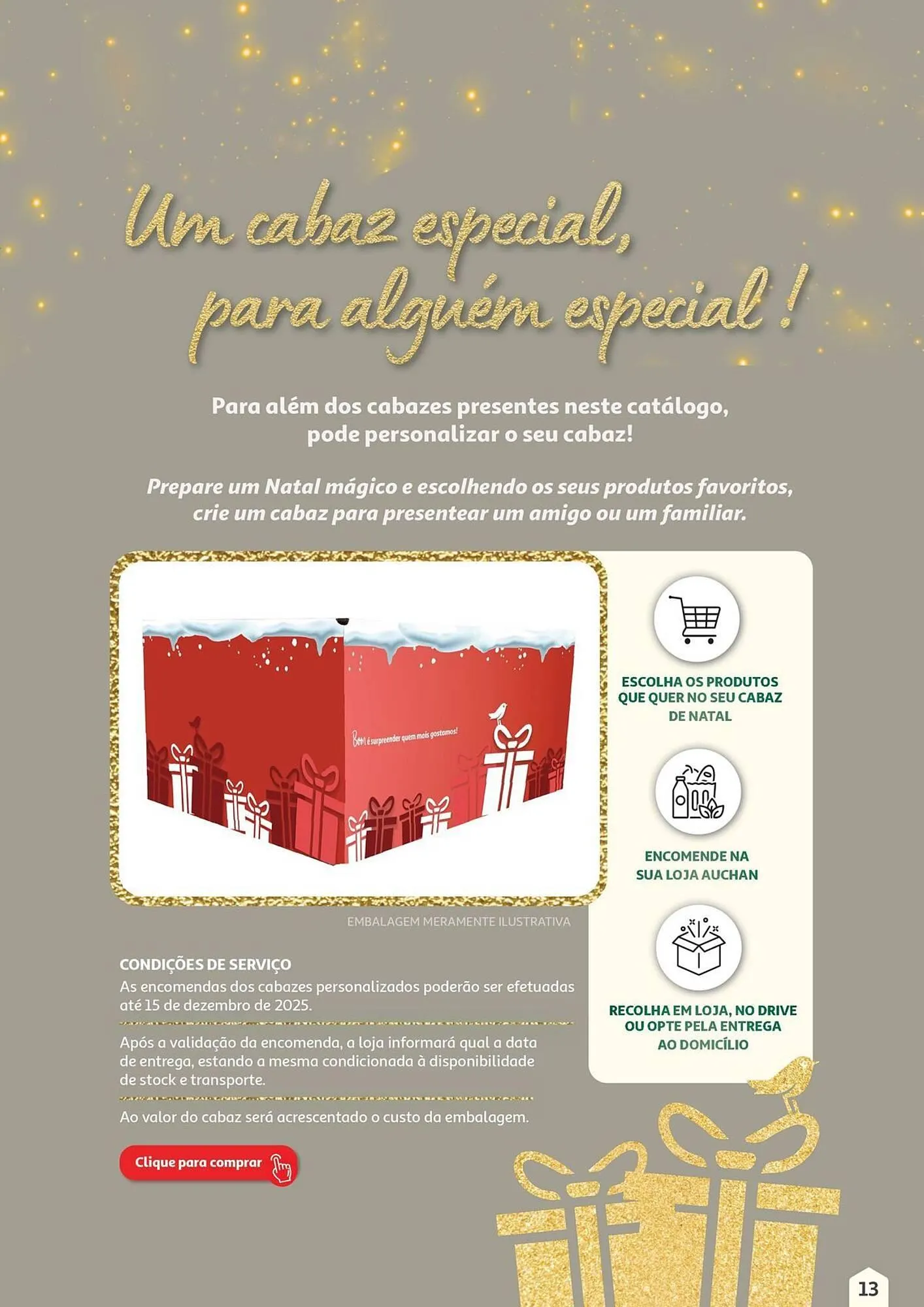 Folheto Folheto Auchan de 1 de novembro até 31 de dezembro 2025 - Pagina 13