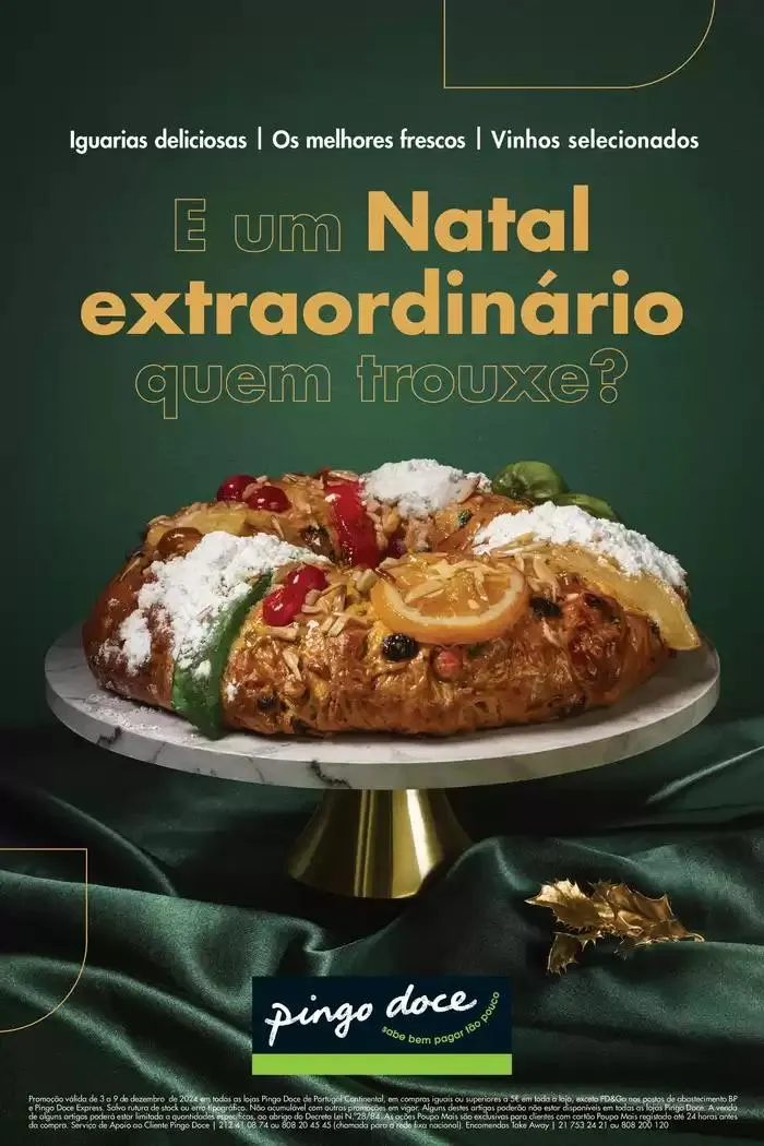 Folheto Pingo Doce Catálogo de Natal de 11 de dezembro até 11 de janeiro 2025 - Pagina 1